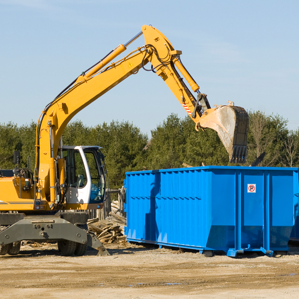 can i pay for a residential dumpster rental online in Nutting Lake